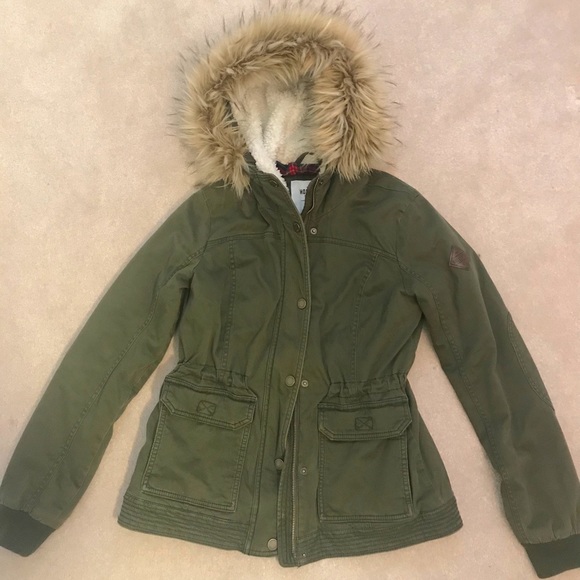Hollister Jackets & Blazers - Hollister green jacket